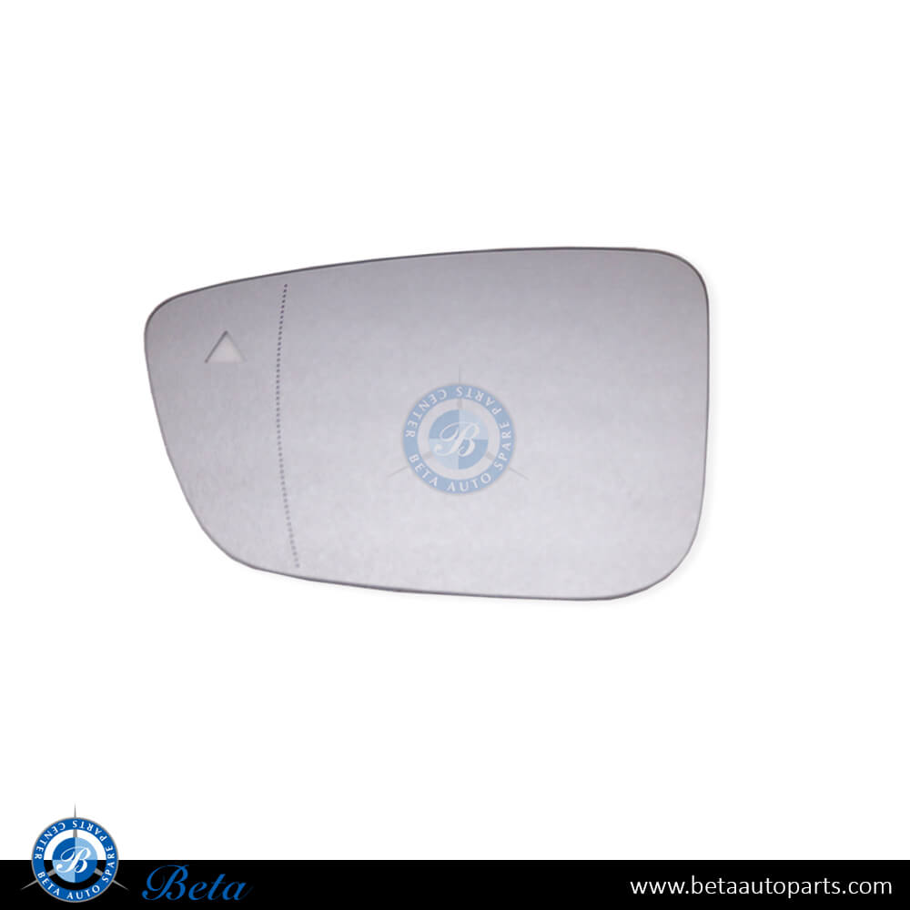 Left Side Mirror Glass with Blind Spot for BMW 5 Series / 7 Series / 8 Series G30/G11/G12/G15/G16 2016 -Up models, Part Number 51167476349 Left Side Mirror Glass with Blind Spot for BMW 5 Series / 7 Series / 8 Series G30/G11/G12/G15/G16 2016 -Up models, Part Number 51167476349